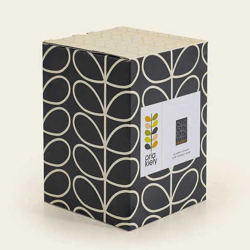 Orla Kiely Gifts Under £100-Ceramic Candle Holder
