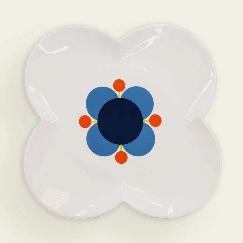Orla Kiely Gifts Under £50-Flower Shaped Platter