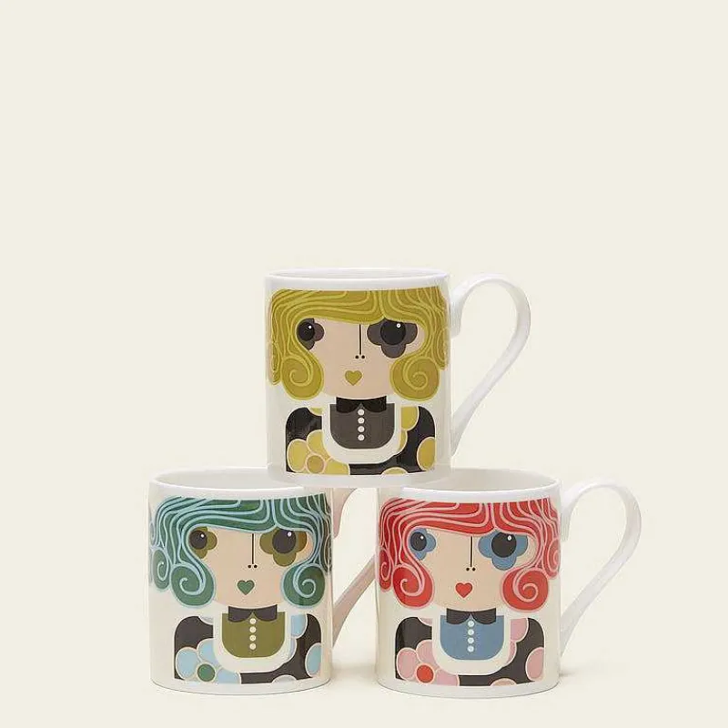 Orla Kiely Mugs & Teapots-Mug Set Of 3