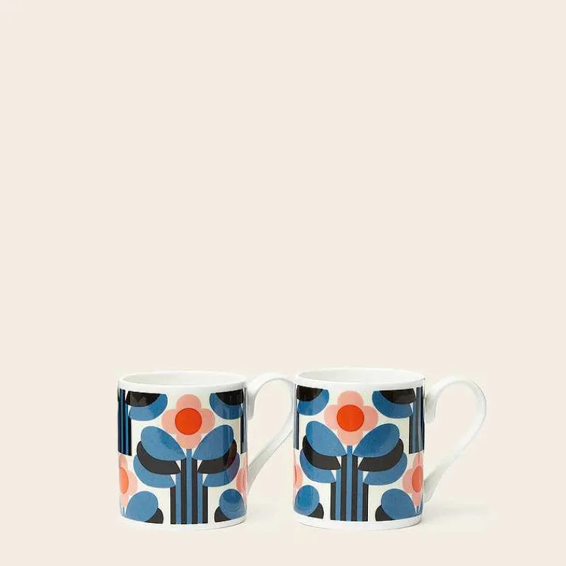 Orla Kiely Mugs & Teapots-Mug Set Of 2