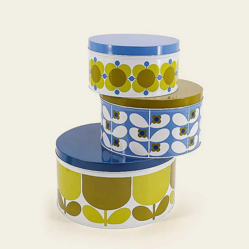 Orla Kiely Gifts Under £100-Nesting Cake Tins